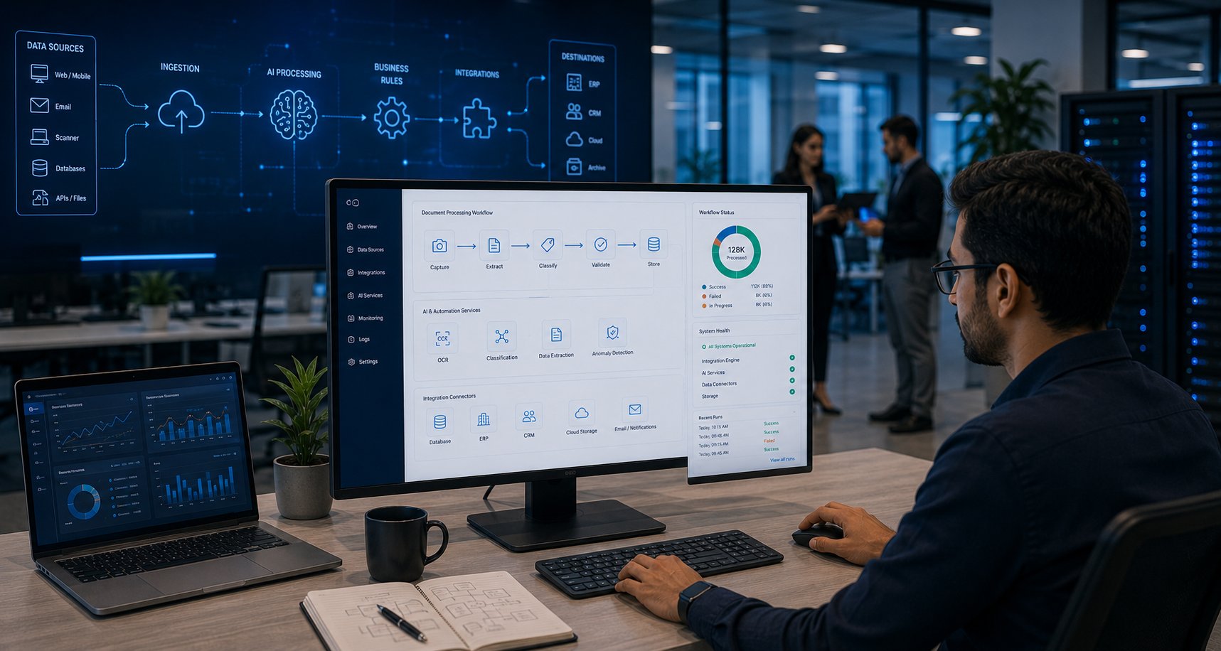 AI document processing workflows